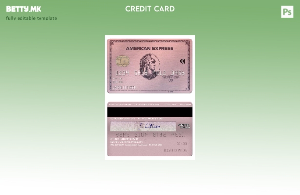 модерен стил на САД Indiana Centier банка американска експрес розово злато шабло